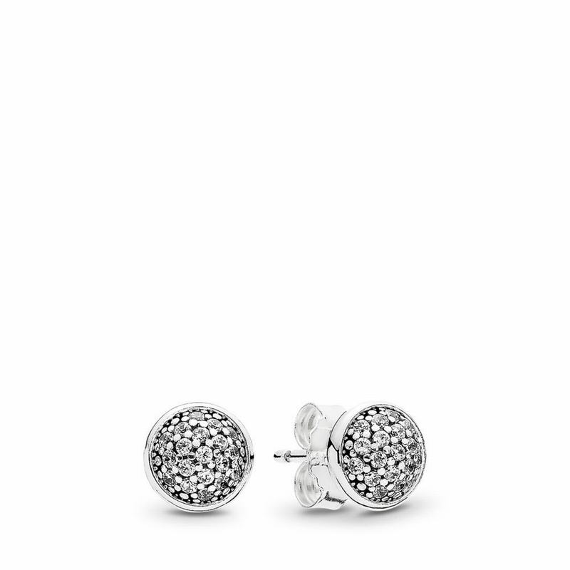 Pandora Dazzling Droplets Stud Earrings NZ Sale, Sterling Silver (593760-SFG)